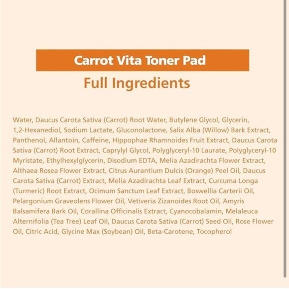 BRING GREEN Carrot Vita Toner Pads 60 Count New - Picture 6 of 6
